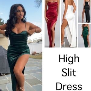 Princess armor High Slit Dress